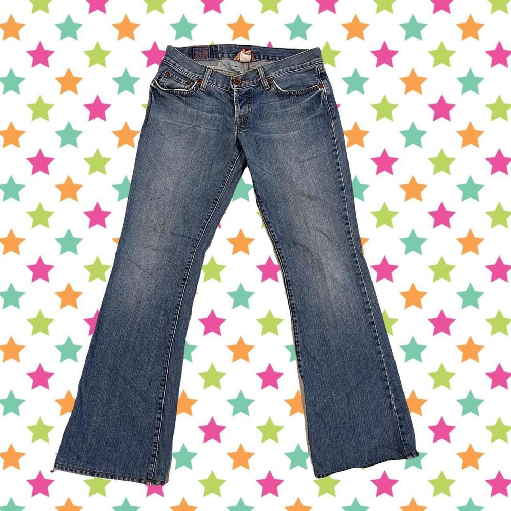 2000s Lucky Brand Regular fit flare mid rise pants